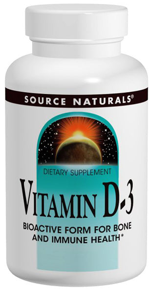SOURCE NATURALS - Vitamin D-3 5000 IU  - 60 Capsules
