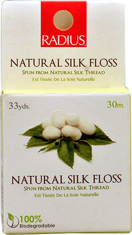 RADIUS - Natural Biodegradable Silk Floss - 33 Yards