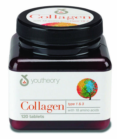 YOUTHEORY - Collagen Formula Type 1 & 3 - 120 Tablets