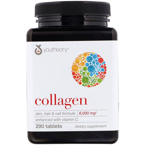 YOUTHEORY - Collagen 6,000 mg - 290 Tablets
