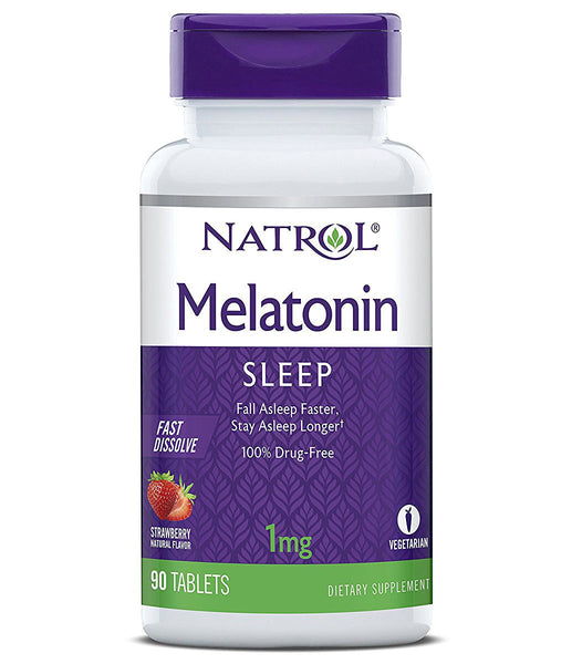 NATROL - Melatonin 1 mg Fast Dissolve - 90 Tablets