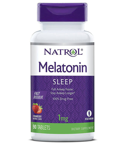 NATROL - Melatonin 1 mg Fast Dissolve - 90 Tablets