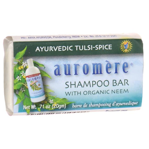 AUROMERE - Neem Plus 5 Herb Shampoo In a Bar - 0.71 oz. (20 g)
