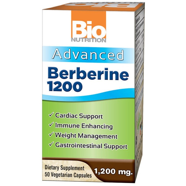 BIO NUTRITION - Advanced Berberine 1200 mg - 50 Vegetarian Capsules