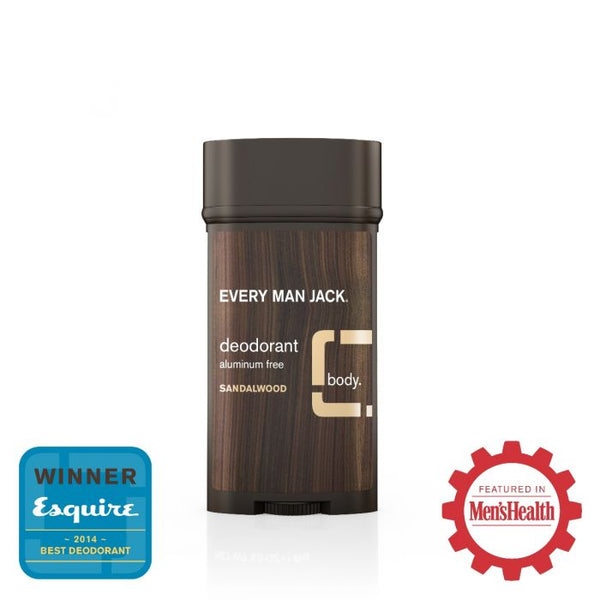 EVERY MAN JACK - Deodorant Sandalwood - 3 oz (85 g)