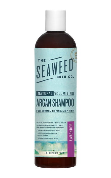THE SEAWEED BATH CO - Lavender Volumizing Argan Shampoo - 12 fl oz (350 ml)