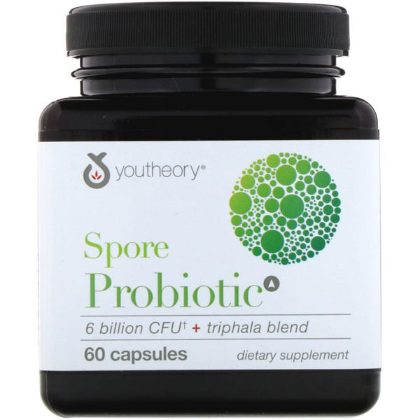 YOUTHEORY - Spore Probiotic - 60 Vegetarian Capsules