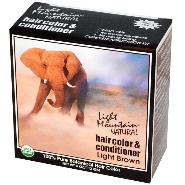 LIGHT MOUNTAIN - Hair Color and Conditioner Light Brown - 4 oz. (113 g)