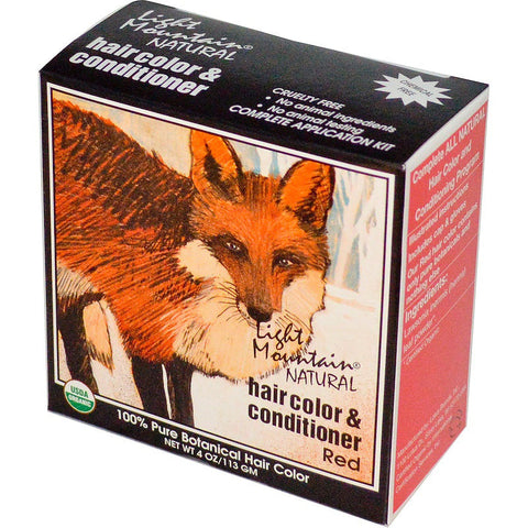 LIGHT MOUNTAIN - Hair Color and Conditioner Red - 4 oz. (113 g)