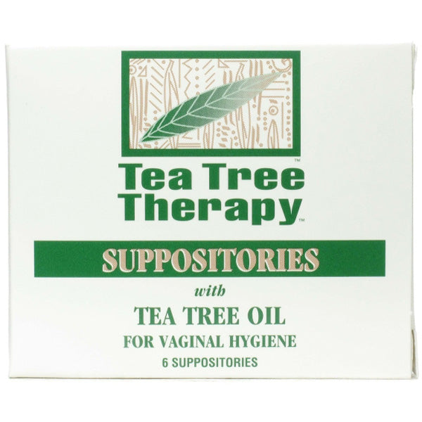 TEA TREE - Suppositories with Tea Tree Oil - 6 x 2 grams Suppositories