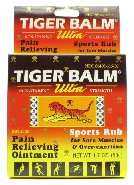 TIGER BALM - Pain Relieving Ointment Ultra Strength - 1.7 oz. (50 g)