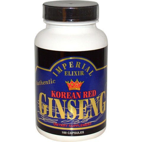 IMPERIAL ELIXIR - Korean Red Ginseng - 100 Capsules