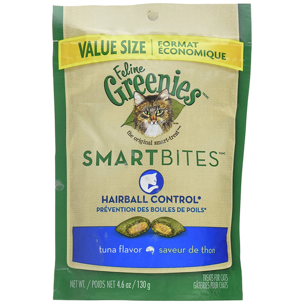 GREENIES - Smartbites Hairball Control Cat Treats Tuna Flavor - 4.6 oz. (130 g)