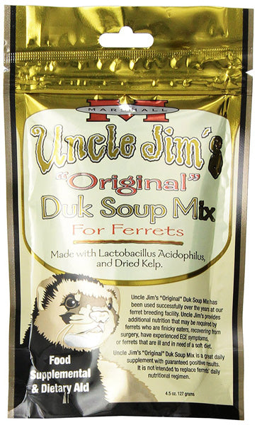 MARSHALL - Uncle Jim's Original Duk Soup Mix for Ferrets - 4.5 oz. (127 g)