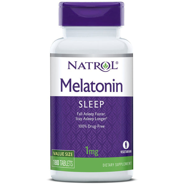 NATROL - Melatonin 1 mg - 180 Tablets