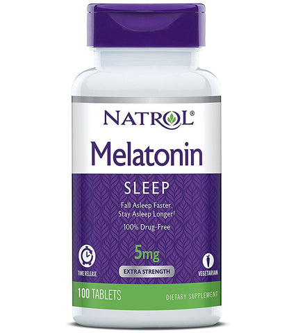 NATROL - Melatonin 5 mg Time Release - 100 Tablets