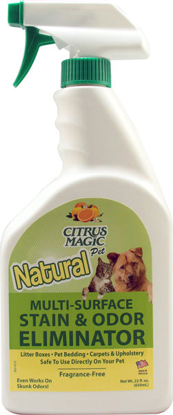 CITRUS MAGIC - Pet Odor Eliminator Trigger Spray - 22 fl. oz. (650 ml)
