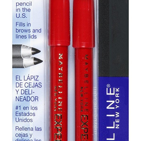 MAYBELLINE - Expert Wear Twin Brow and Eye Pencils 101 Velvet Black - 0.06 oz. (1.8 g)