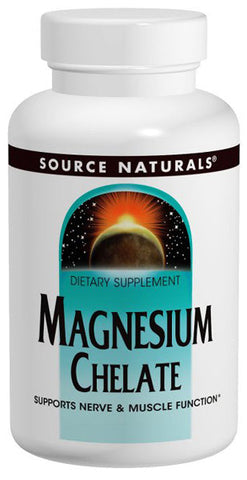 SOURCE NATURALS - Magnesium Chelate 100 mg - 100 Tablets