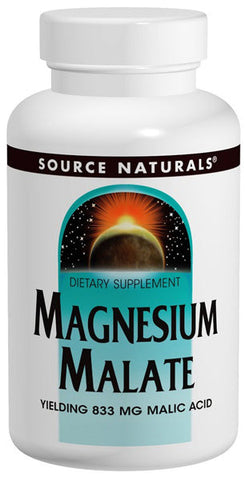 SOURCE NATURALS - Magnesium Malate 625 mg - 100 Capsules