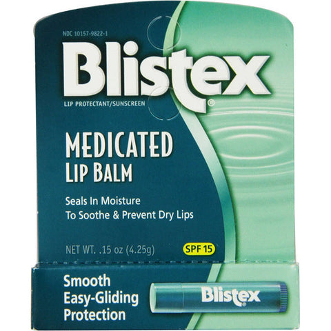 BLISTEX - Medicated Lip Balm SPF 15 - 0.15 oz. (4.25 g)