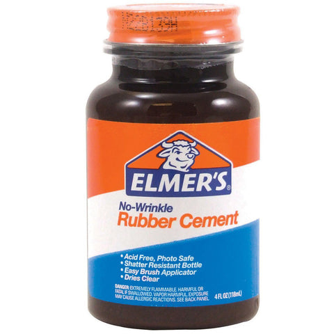 ELMER'S - Rubber Cement Adhesive - 4 fl. oz. (118 ml)