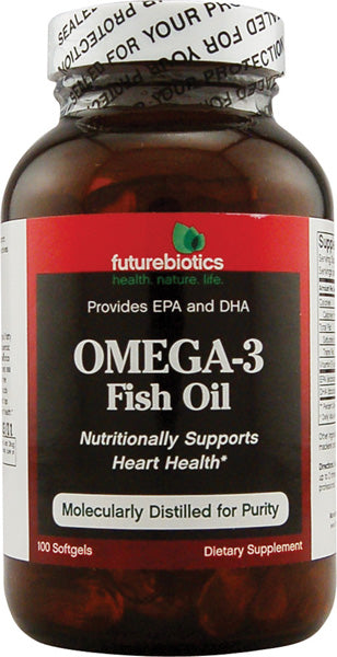 FUTUREBIOTICS - Omega-3 Fish Oil - 100 Softgels