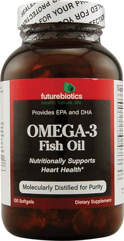 FUTUREBIOTICS - Omega-3 Fish Oil - 100 Softgels