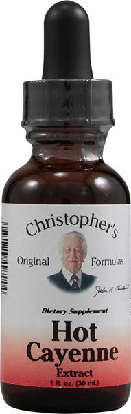 CHRISTOPHERS - Hot Cayenne Extract - 1 fl. oz. (30 ml)