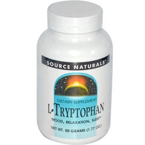 SOURCE NATURALS - L-Tryptophan Powder -  1.77 oz. (50 g)