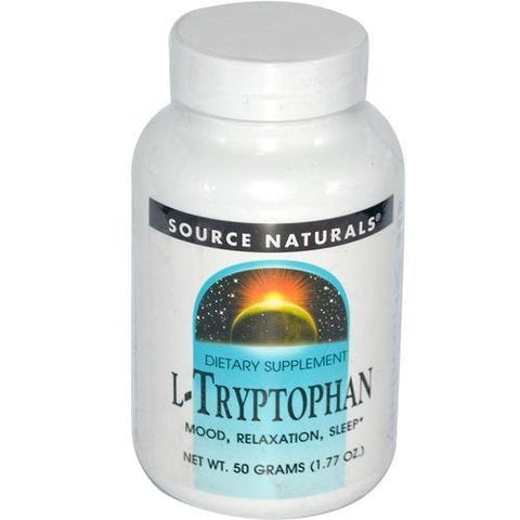 SOURCE NATURALS - L-Tryptophan Powder -  1.77 oz. (50 g)